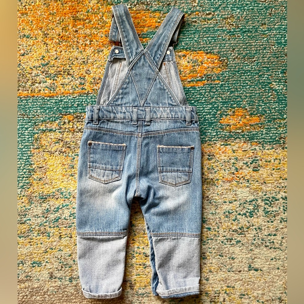 Toddler Denim Overalls - Picture 2 of 4